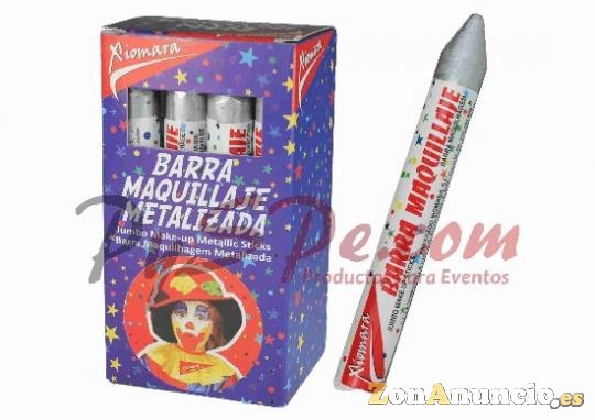 Maquillaje pintacaras plata - 1 Barra